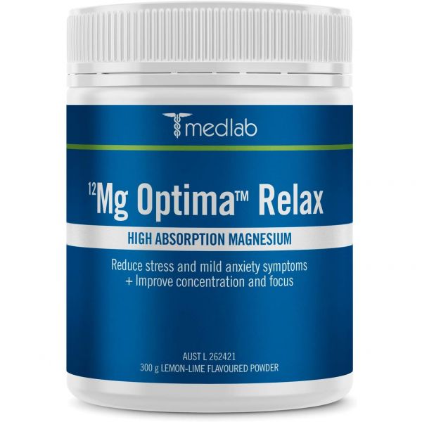 메드랩 Mg <b>옵티마</b> 릴렉스 레몬라임 300g  1개