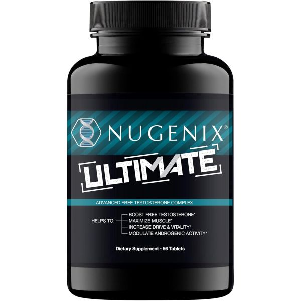 Nugenix 남성용 얼티밋 <b>프리 테스토스테론 부스터</b> 보충제 56 카운트  56 카운트(1팩)  1개