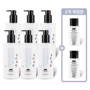 [가히]공주부양 볼륨부스터 샴푸 매니아세트(500ml*6개+무료체험 50ml*2개)