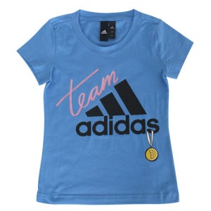 (아디다스) 아디다스 키즈 주니어 아이디 그래픽 반팔 티셔츠 매장판-DV0286