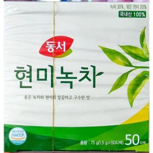 동서 현미녹차 업소용 (50개입) 75g 30개 물대용 사무실 탕비실 홈카페 수험생