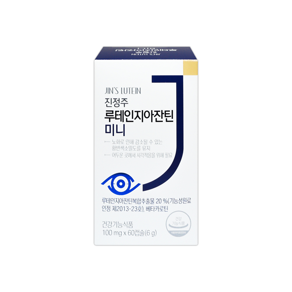 진정주 루테인지아잔틴 미니 100mg x 60캡슐, 2개