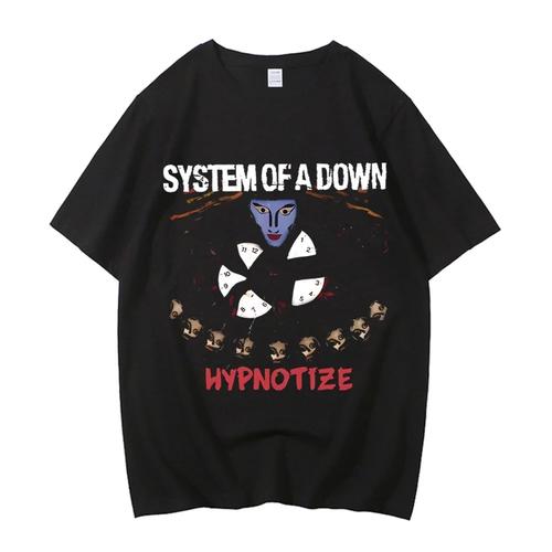 쿨티 시스템 오브 <b>다운</b> Tshirt Shirt Men 고품질 T 90s 커버 앨범 음악 대