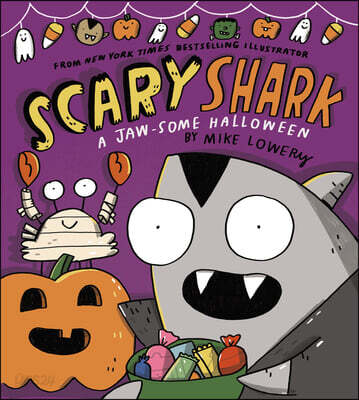 Scary shark: A jaw-some Halloween 표지