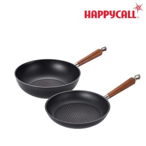 해피콜 [본사직영] 해피콜 그래핀 IH 프라이팬 2종 세트 (28, 궁중28)