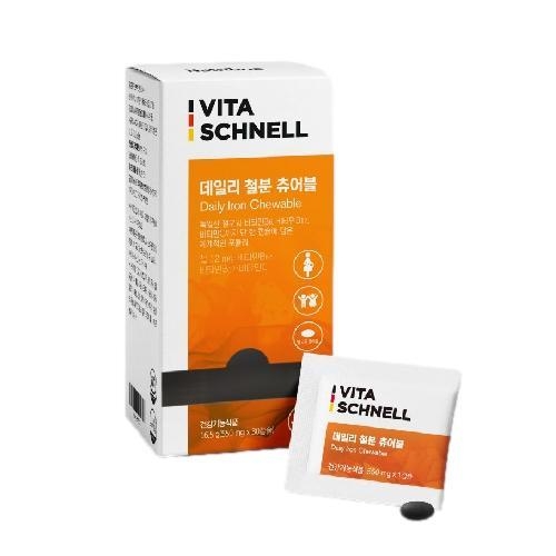 뉴트리원 비타슈넬 데일리 철분 츄어블 550mg x 30캡슐, 2개
