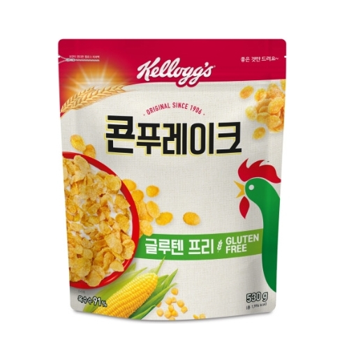 켈로그 콘푸레이크 시리얼 530g 3개 (9,970원) (와우무료)