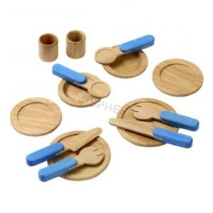 원목 소꿉놀이 그릇 식기 세트 소꿉장난 장난감접시