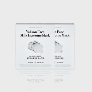 [약손명가헬스케어] (정상가 99,600원) 약손명가 작은얼굴관리 밀크엑소좀 석고 마스크팩 2box (총 10매) 스킨부스트 마스크팩