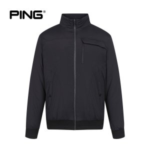 [패션플러스][핑](본사) [PING] 남성 가슴 포켓 패딩 점퍼 111C3JP204_BK