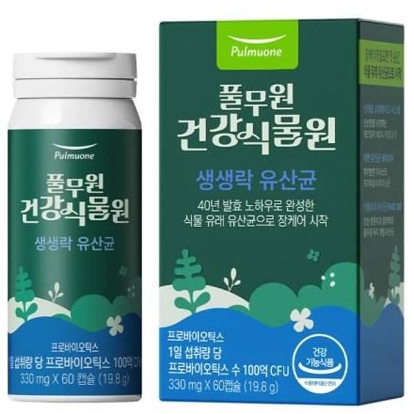 풀무원 풀무원건강식물원 주문생산냉장 생생락유산균 (60일분) 330mg 60캡슐