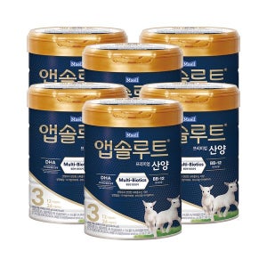 [앱솔루트]  앱솔루트 산양 분유 3단계 750g 6캔