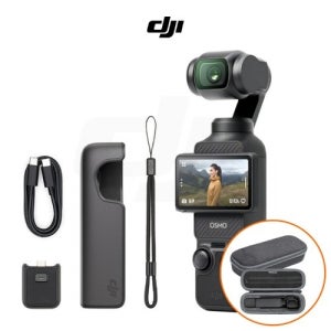 DJI 오즈모 포켓3 단품 (Pocket3 전용 보호 케이스 포함),유튜브 촬영용 짐벌 카메라