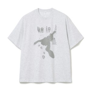 [아노블리어] 페이디드 비인 티셔츠 [멜란지] AKH01T11DMC