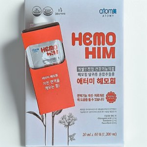 애터미 헤모힘 건강기능식품 정품박스 한박스 60포