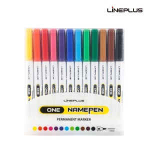[라인플러스] 원네임펜세트 12색
