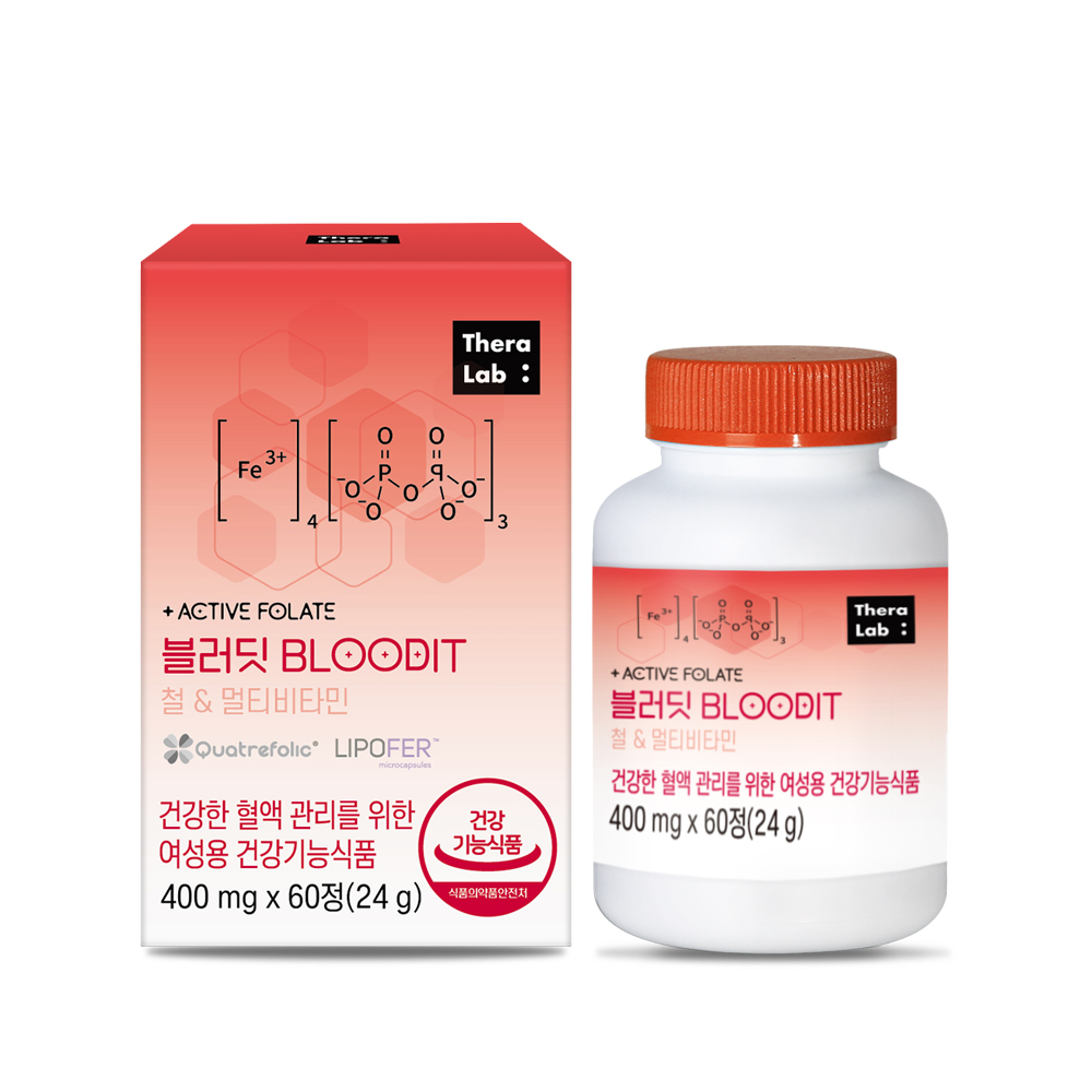 테라랩 블러딧 400mg x 60정, 1개
