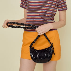 [조셉앤스테이시] Daily Shirring Shoulder Bag Sleek Black