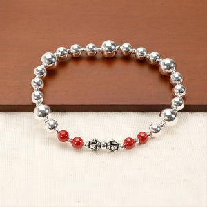 은경면주사 금강저 지혜 팔찌 8mm(SILVER925), 호연공방