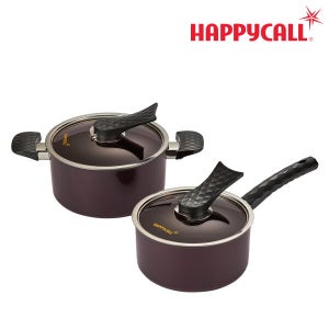 해피콜 [본사직영] 해피콜 다이아몬드 IH 냄비 2종 세트A (18편/20양)