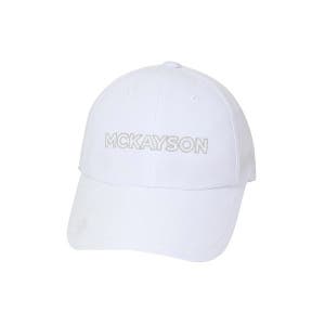 [맥케이슨] 여성 로고자수 포인트 6각 볼캡 화이트 MCW2CA002WHI
