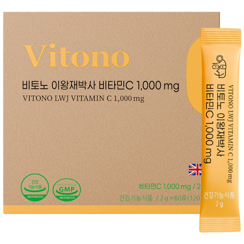 비토노 이왕재 박사 <b>비타민C 1000mg</b> 2g x 60포, 1개