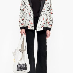 [BIMBA Y LOLA][23SS] 빔바이롤라 민트 나비 프린트 봄버 자켓 B235JWU005MTB(K1698739263658003GR01)