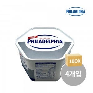 대용량 필라델피아 크림치즈 1BOX(1.65Kg X4개)