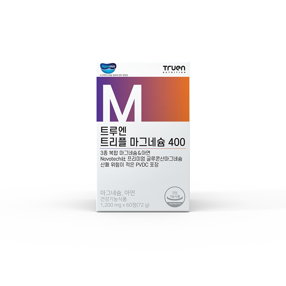 <b>트루엔</b> 트리플 <b>마그네슘</b> 400 1200mg x 60정, 1개
