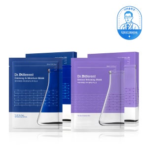 닥터디퍼런트 카밍앤모이스처마스크 5매입 + 더마릴렉싱마스크 5매입