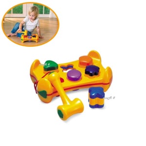 유아 모양 맞추기 망치놀이 도형 끼우기 장난감 두드리기 손근육 발달