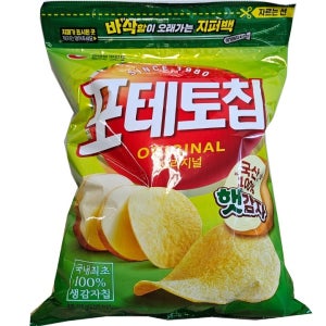 농심 포테토칩 390g 대용량 감자칩 간식 야식 간편한