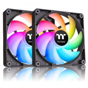 써멀테이크 CT120 ARGB Sync (2팩, 블랙)