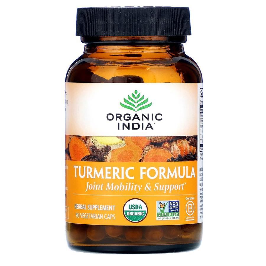 Organic India <b>터메릭</b> Turmeric Formula 90캡슐
