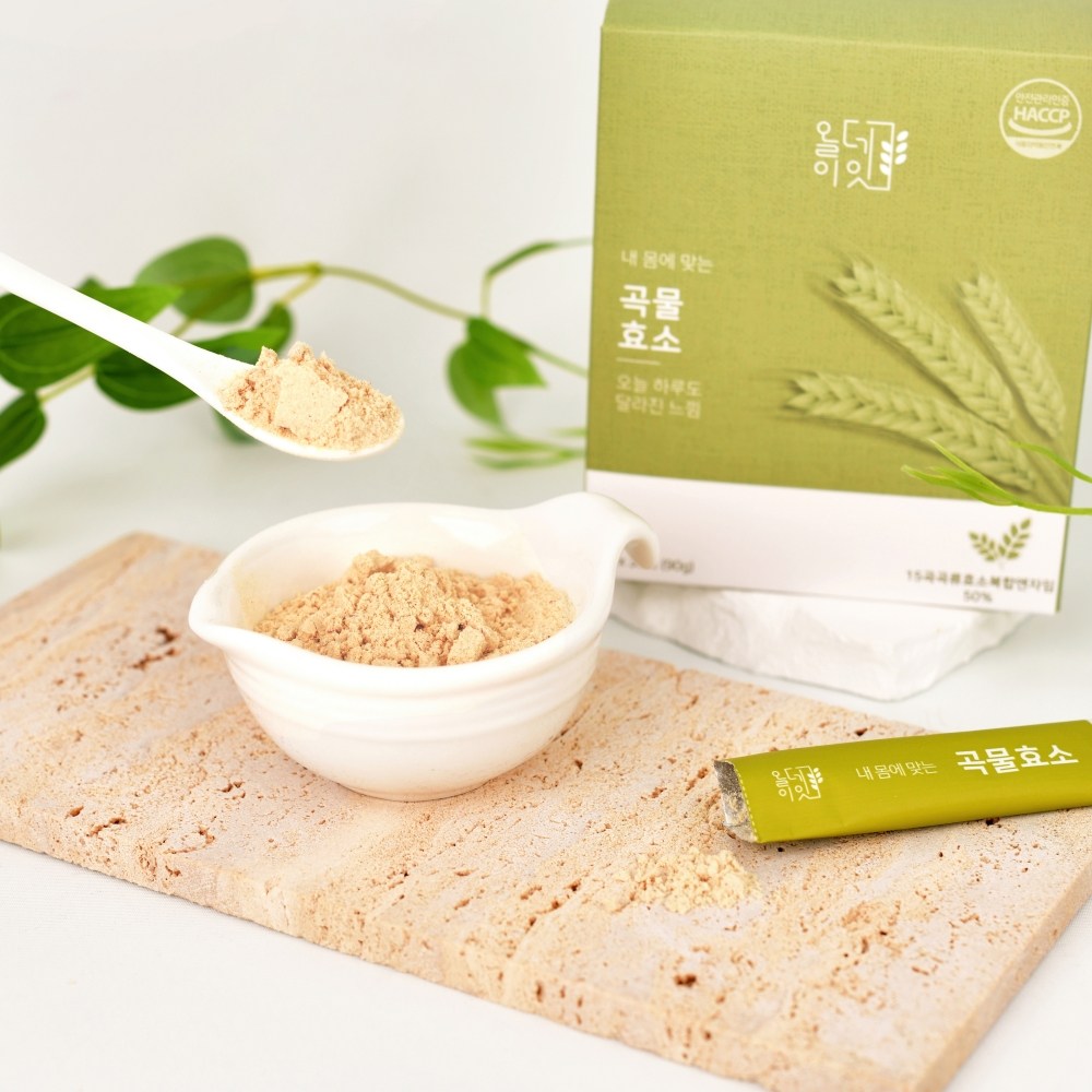 속편한 임산부 소화 곡물 발효효소 30포 탄수화물 단백질 분해 곡물맛 그대로  1개  90g