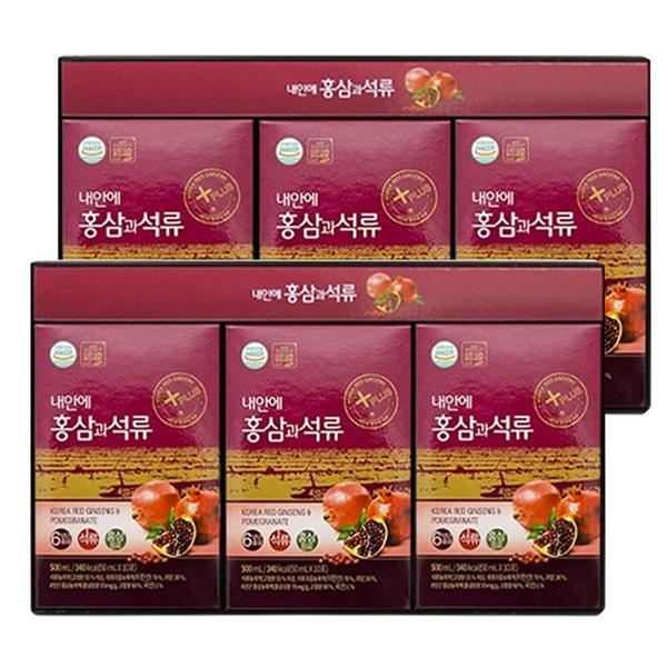 대동고려삼 <b>내안에 홍삼과 석류 50ml</b> x 30포 x 2개