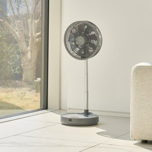 [(주)한경희생활과학]한경희 무선 폴더블 팬큘레이터 차콜 1세트(HEEF-D901DG)