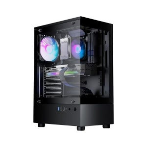 투민시스템 TA100 RGB 강화유리 (블랙)