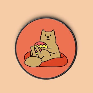 [헬로래빗] [헬로톡]쿠션에앉은 여우