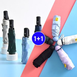 디유 1개+1개 3단 자동 우산 양산 겸용 양우산KC인증 여름 넥쿨러 쿨스카프 PCM99% 자연냉각 용품