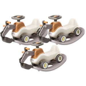 유아기관 신체활동 3단변신 붕붕카흔들말굴착기 3종/ 선물 실외용