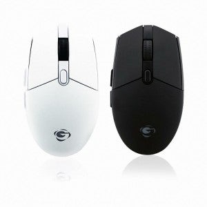 지클릭커 GM-M250 LED 무소음 게이밍 마우스 (화이트)