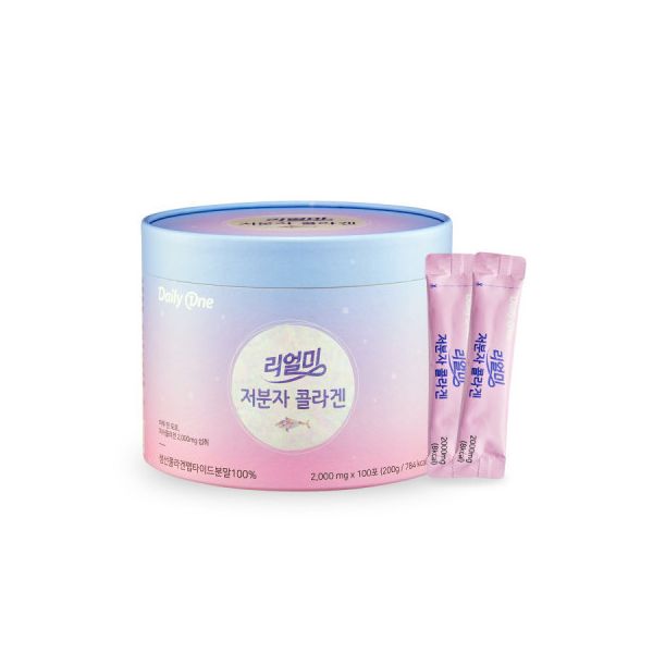 <b>데일리원</b> 리얼미 대용량 <b>저분자</b> <b>콜라겐</b> 1통(100포)<b>피쉬콜라겐</b>  1개