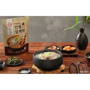 빽쿡 백종원 백종원의 인생삼계탕 1 2kg x 4팩