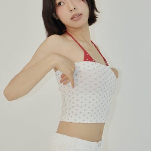 [아수라] DOT TUBE TOP (IVORY) A25SSTS99IV0F