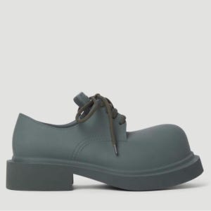 발렌시아가 남성 스테로이드 청키 더비 로퍼 그린 보틀 717805 W0FOI 1025 25 FW Steroid 레이스업 EVA 슈즈