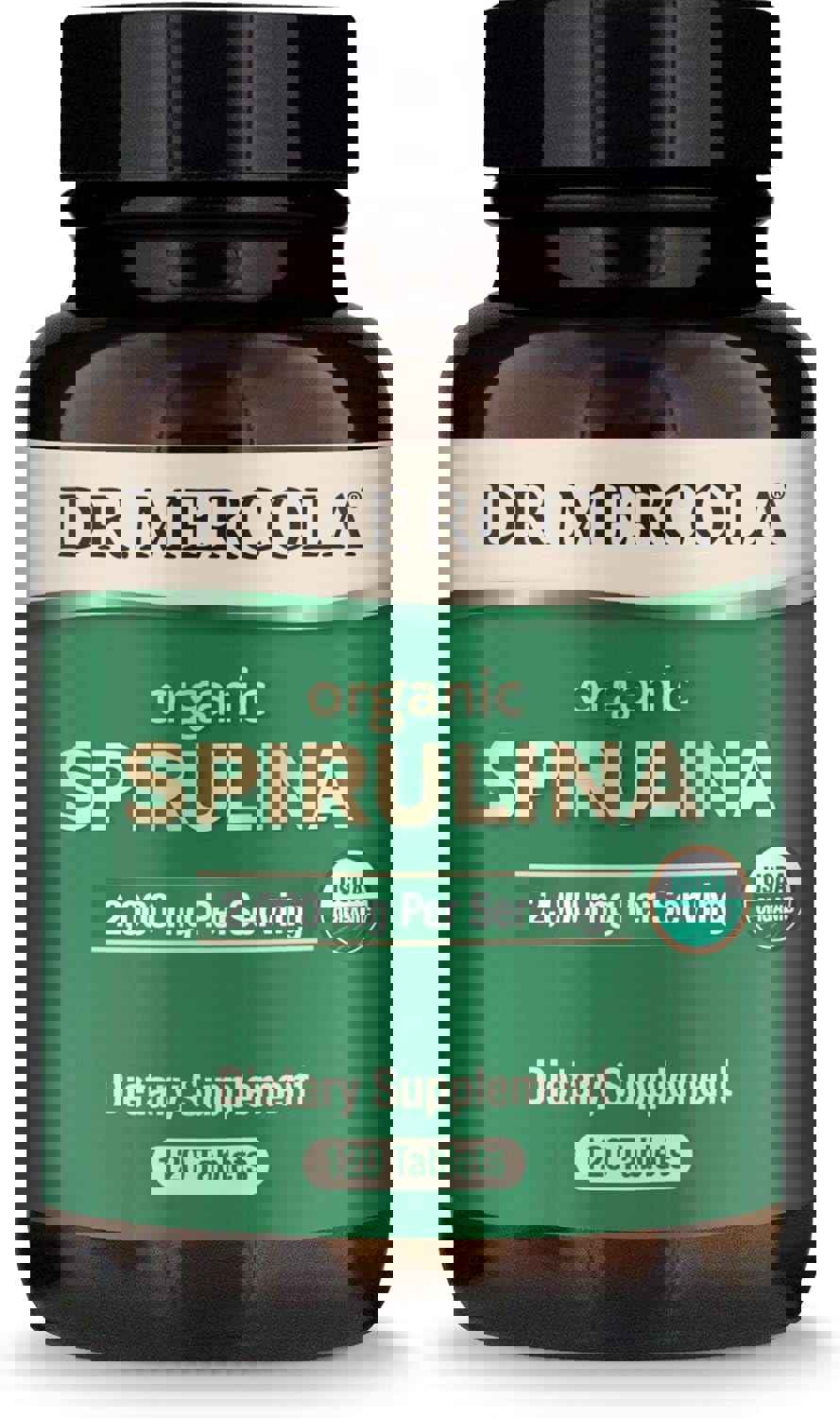 <b>닥터 머콜라</b> 유기농 스피룰리나 <b>면역</b> 서포트 정제 (2통)  1회분  1개