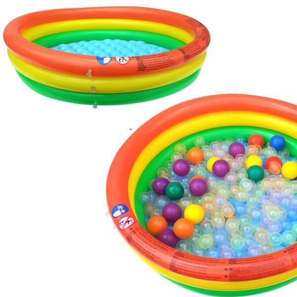 아트박스 세계토이 데코앤 100 칼라원형풀 풀장 홈캉스 수영장 물놀이