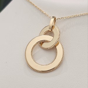 [골든듀] 인피니트러브1 18K옐로우골드 펜던트 (281800046)-체인제외