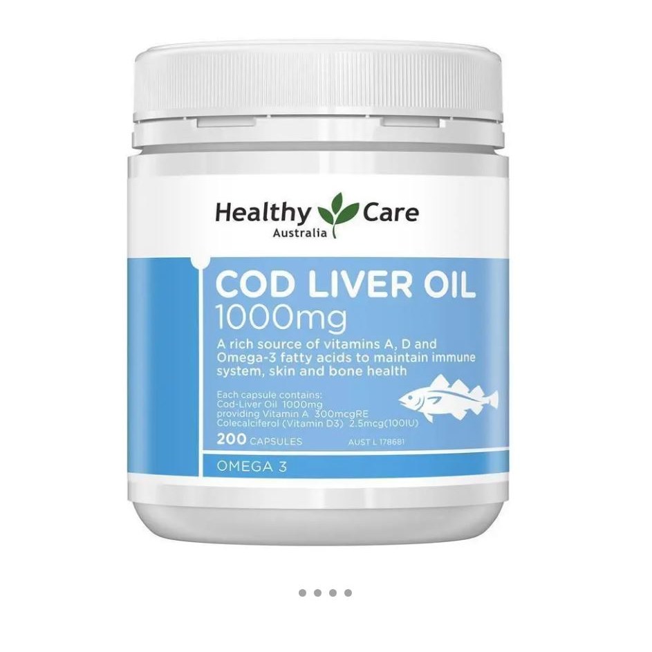 헬씨케어 대구 간오일 1000mg 면역 피부 뼈 건강 - 200캡슐  1개  200정